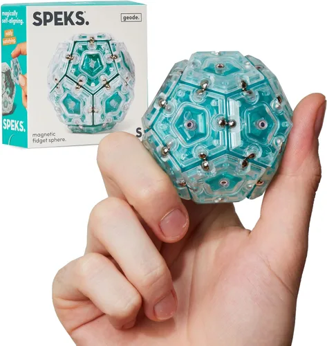 Speks Geode - Juguete magnético antiestrés, juguete de escritorio sensorial para adultos y adolescentes de 14 años en adelante, regalo para el