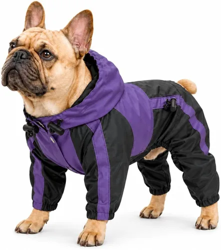 Ropa para mascotas, ropa para perro, ropa para lluvia, nieve, impermeables, cuatro patas, impermeable para perros pequeños, medianos, grandes,