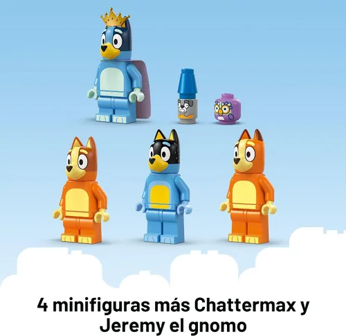 Miniatura 5 de LEGO Bluey: Bluey's Family House - Juguete para niños y niñas de 4 años - El juego de casa incluye 6 personajes populares - Gran idea de regalo