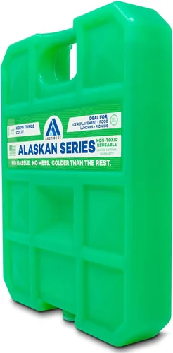 Miniatura 2 de Arctic Ice Bolsa de hielo reutilizable de larga duración de la serie Alaskan, se congela a 32 ° Fahrenheit, mantiene los alimentos y bebidas frescos