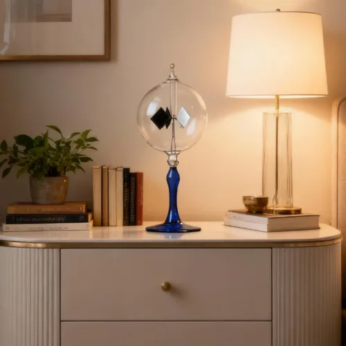 Miniatura 4 de Gran energía solar crookes radiómetro regalo hogar escritorio decoración (azul)