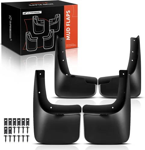 Miniatura 10 de A-Premium Juego de 4 unidades de guardabarros con accesorios de hardware compatibles con Jeep Patriot 2011-2017, Sport Utility, color negro