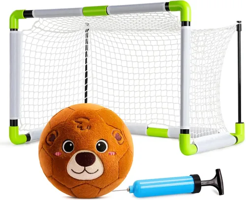 Miniatura 12 de VangeBow Pelotas de Fútbol Silenciosas de Interior para Niños Pequeños de 1-3 Años, Pelota de Fútbol Inflable de Felpa Suave para Bebés y Niños