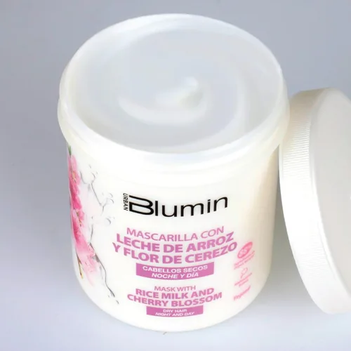 Miniatura 5 de Blumin -Champú (33.8 fl oz) y Mascarilla (23.7 fl oz) Leche de Arroz y Flor de Cerezo