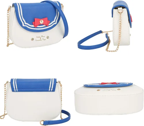 Miniatura 3 de Sunwel Fashion Bolso cruzado pequeño Kawaii Anime Cosplay bolso de hombro con cadena de lazo