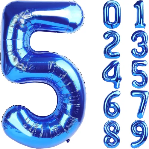 Miniatura 75 de SINBEE Globo dorado del número 10, papel de aluminio Mylar de 40 pulgadas, decoración de fiesta reutilizable para cumpleaños, aniversario, Oro