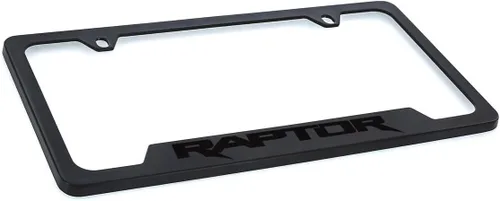 Miniatura 3 de Marco de Placa de Licencia de Metal Negro Ford Raptor