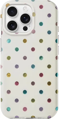 Miniatura 47 de Hython Funda para iPhone Air, diseño estético de lunares lindos, funda simple de 6.5 pulgadas, delgada, antiarañazos, parachoques de TPU suave, a