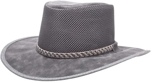 Miniatura 2 de American Hat Makers Breeze Mesh Sun Hat Hombre y Mujer - Sombrero de cuero para exteriores