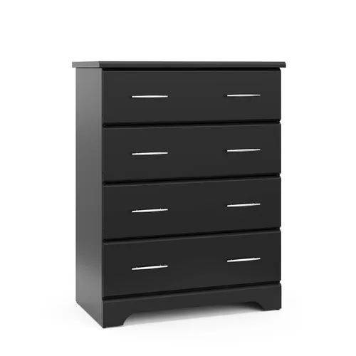 Miniatura 15 de Storkcraft - Cómoda de 4 cajones Brookside (color gris), con certificado GREENGUARD Gold, para habitación de bebé o niños, organizador