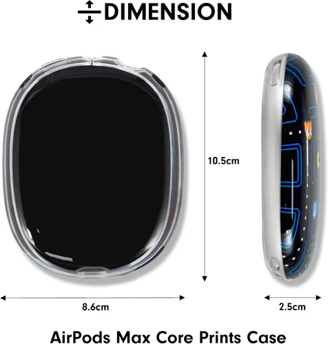 Miniatura 2 de Sonix Funda Protectora para Auriculares AirPods Max - Elegantes Cubiertas de Orejas de Carcasa Dura de TPU PAC-Man