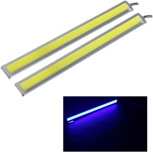 BININBOX Luces LED COB superbrillantes de 6 W para coche de 12 V para conducción de niebla DRL luz diurna lámpara impermeable delgado paquete de 2