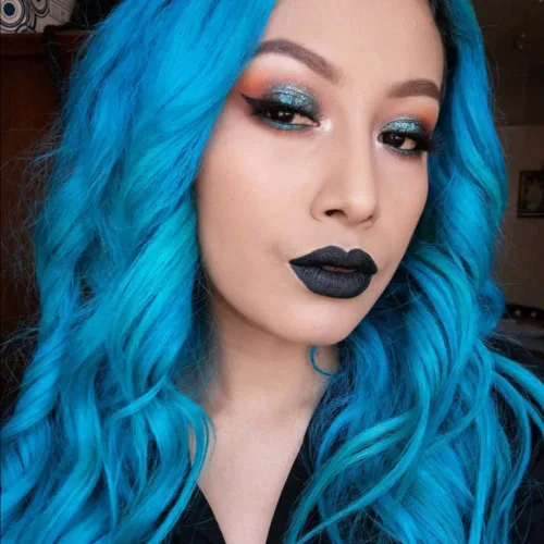 Miniatura 4 de MANIC PANIC Paquete de tinte para el cabello turquesa atómico con tinte para el cabello azul vudú