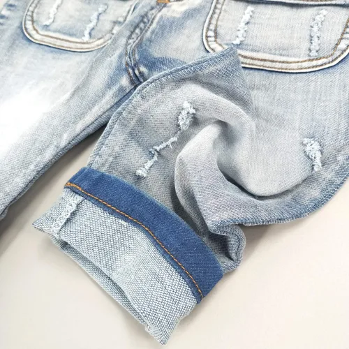 Miniatura 28 de Conjunto de pantalones de jean para bebés y niños pequeños
