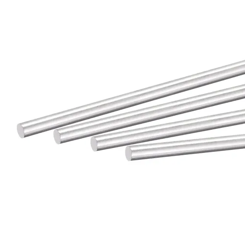 MECCANIXITY Varilla redonda sólida de aluminio de 0.197 in de diámetro, 11.811 in de longitud, para manualidades, paquete de 4 unidades