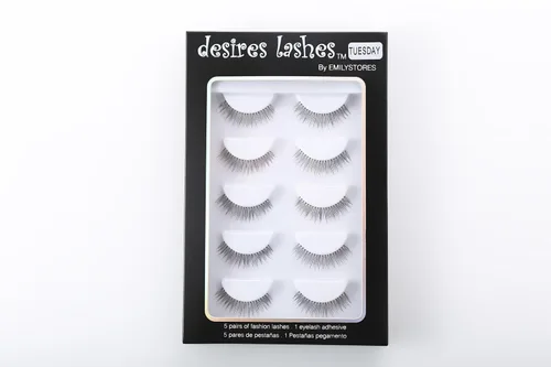 Miniatura 5 de Pestañas de tira natural Multipack 5 pares por kits, 01 Lunes (02Tuesday)