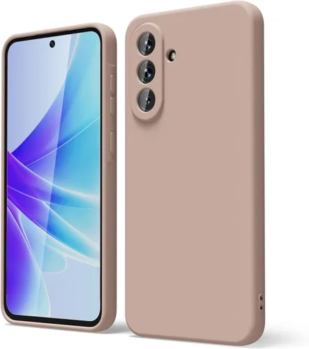 Miniatura 196 de oakxco Funda para teléfono Samsung Galaxy A12 con agarre de silicona líquida, linda delgada fina suave cubierta de gel de goma TPU lisa para mujeres