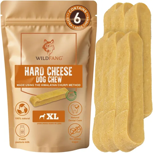 Miniatura 11 de Wildfang® Yak Chews, XS (aproximadamente 1 onza) para perros de menos de 22 libras – Varilla dental para masticar para perros, dureza como el queso