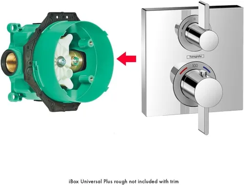 Miniatura 4 de Hansgrohe Rough, iBox Universal Plus con paradas de servicio, ¾", 01850181