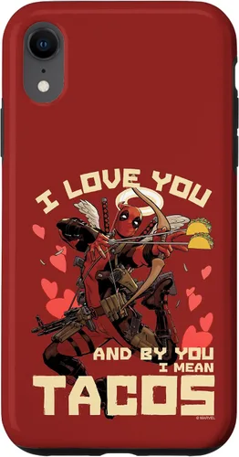 Miniatura 57 de Marvel Deadpool I Love You and by You I Mean Tacos - Carcasa para iPhone 17