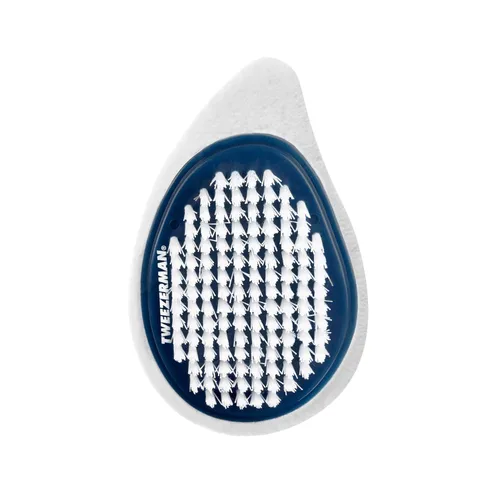Miniatura 2 de Tweezerman Exclusivo cepillo de uñas de doble superficie y combo de callo, azul noche