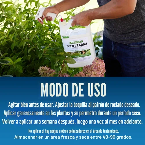 Miniatura 5 de Repelente en aerosol Liquid Fence, para ciervos y conejos, listo para usar, HG-71126, paquete de 1
