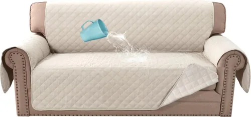Miniatura 41 de H.VERSAILTEX Funda para Silla y Sofá 100% Impermeable, Protector de Muebles con Correas Elásticas para Mascotas, Niños, Niños, Perros, Gatos