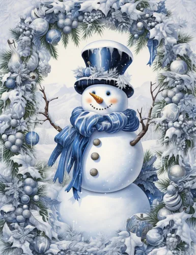 VONBOR Kit de pintura de diamante de muñeco de nieve para adultos y niños principiantes, arte de diamantes de Navidad para adultos, taladro redondo