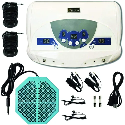 Máquina de limpieza de Chi del balneario del pie de la aguamarina de la desintoxicación iónico dual del ion con el reproductor de música MP3 con el