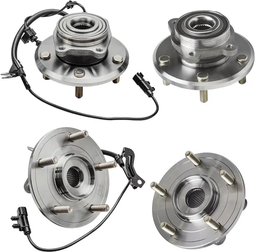 Miniatura 35 de Detroit Axle - Kit de nudillos de dirección delantera izquierda para Ford Edge Lincoln MKX 07-10, cojinete de rueda del lado del conductor, nudillo