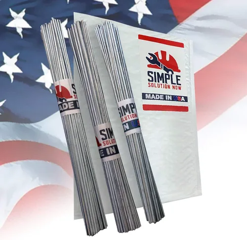 Varillas de soldadura simples hechas en Estados Unidos, desde una solución simple ahora, varillas de soldadura de aluminio/soldadura, hacen que tu