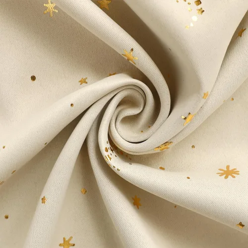 Miniatura 8 de MANGATA CASA - Cortinas opacas con estrellas para dormitorio - Juego de 2 cortinas de ventana para guardería con ojales – Cortinas opacas