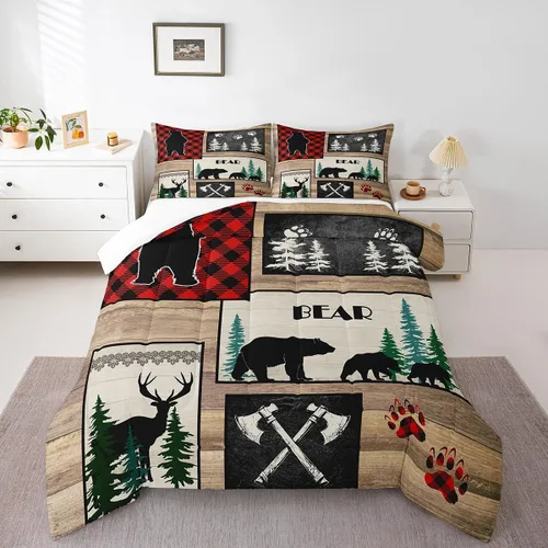 Miniatura 15 de Castle Fairy - Juego de funda de edredón con bandera estadounidense tamaño King, ropa de cama para niñas y adolescentes, funda de edredón con Multi