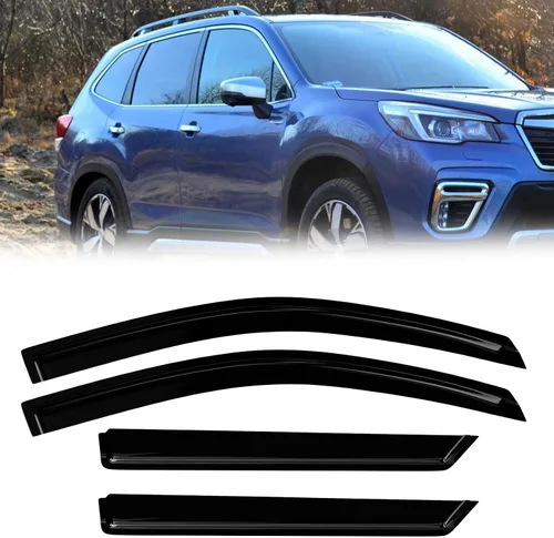 Miniatura 27 de Protectores de lluvia de ventana para Ford F150 SuperCab 2004-2014 2 piezas deflector de ventana para 09-14 F-150 con 2 puertas delanteras