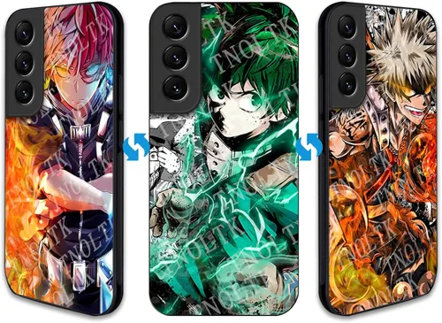 Funda 3D Anime Motion para Samsung Galaxy S22, a prueba de golpes, suave, antiarañazos, manga cambiable, compatible con Samsung Galaxy S22 Anime-M1
