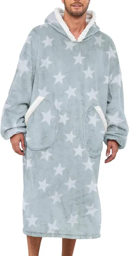 Miniatura 15 de American Trends Wearable Blanket Hoodie, Oversized Sherpa Warm Hoodie Blanket Thick Sweatshirt, Gift for Women Men Girls Gato