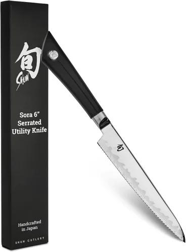 Miniatura 11 de Shun Sora - Cuchillo para pelar, Chef, 8 pulgadas, Negro