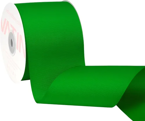 Miniatura 20 de Vatin - Rollo de cinta de grogrén, rollos de 25-50 yardas, perfecto para decoración de bodas, coronas, baby showers, envolturas de paquete de regalo