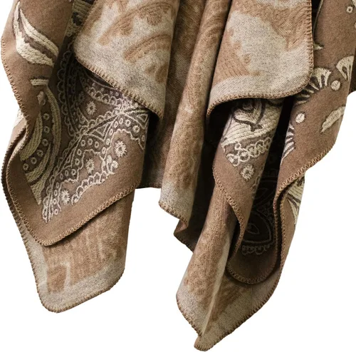 Miniatura 150 de Urban CoCo Poncho de colores para mujer, chal con frente abierto, color en bloques