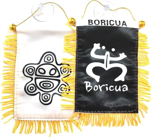 Miniatura 6 de Bandera de Puerto Rico para Auto - Bandera de Puerto Rico Para Auto - Boricua - Adhesivo decorativo para interior de coche
