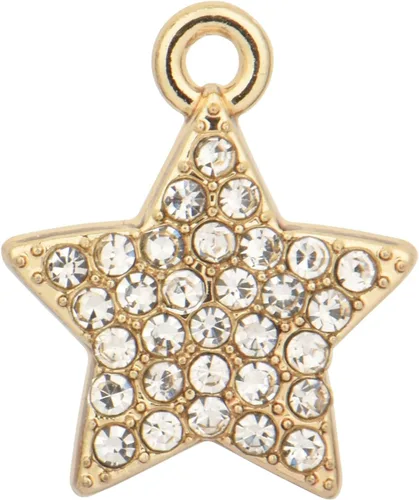 Miniatura 34 de Paquete de 20 dijes de diamantes de imitación chapados en oro, accesorios de cristal para collares, pulseras, joyería, manualidades, bricolaje