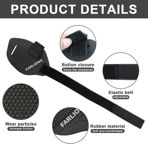 Miniatura 2 de almohadilla de cambio para motocicleta, cubierta protectora para botas y zapatos, útil accesorio de goma para palanca de cambios para hombres