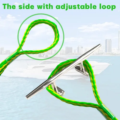 Miniatura 4 de Cuerda de amarre elástica para muelle, cuerda de amarre bungee, cordón elástico, cuerda de amarre para barcos, cuerdas de amarre con absorción