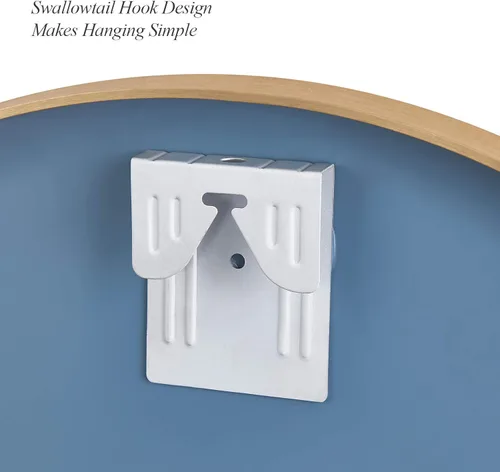 Miniatura 7 de Itrue Espejo de pared redondo pequeño de 12 pulgadas, espejo circular decorativo con marco de metal dorado con gancho de montaje en pared para baño