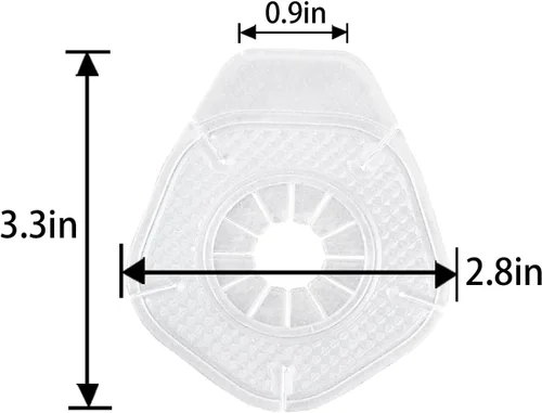 Miniatura 2 de 2 piezas de almohadillas de protección para agujero de brazo de limpiaparabrisas de coche, protector de agujero de brazo de limpiaparabrisas