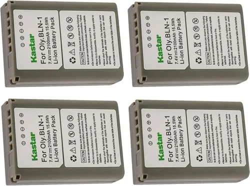 Miniatura 6 de Kastar Paquete de 1 batería recargable de repuesto para batería Olympus BLN-1 BLN1, cargador BCN-1 BCN1, Olympus M-D E-M1, OM-D E-M5, OM-D E-M5 Mark