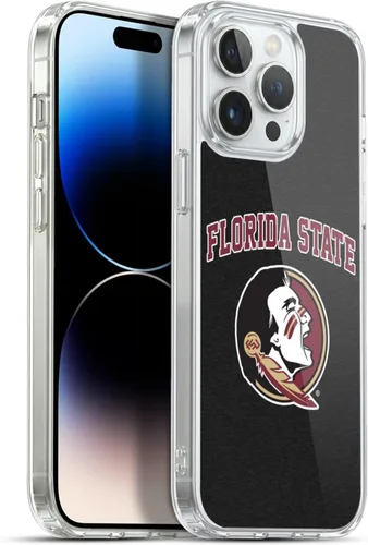 Miniatura 276 de Head Case Designs Funda de gel suave FSU Seminoles de la Universidad Estatal de Florida con licencia oficial compatible con Apple iPhone 13 Pro Max