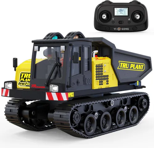 Miniatura 11 de KidsFaves Excavadora de Control Remoto de Grado Profesional para Adultos Modelo de Construcción RC a Micro-Escala de Metal con Sistema de Excavación