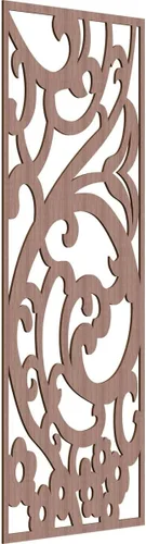 Miniatura 118 de Bridgewater - Paneles de pared decorativos de madera con calado, 9 3/8 pulgadas de ancho x 24 3/8 pulgadas de alto x 1/4 de alto, nogal