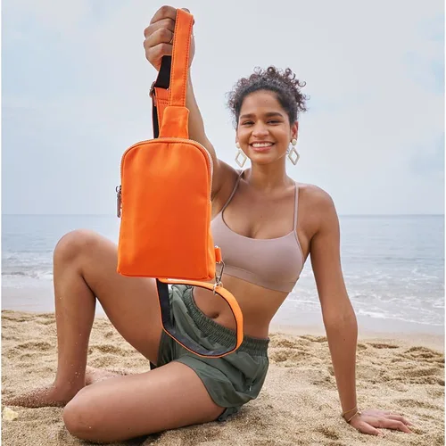 Miniatura 2 de INICAT Bolsos cruzados pequeños de nailon para mujer, bolsa de 1 litro para hombre, bolsa de hombro, riñonera, artículos esenciales de viaje